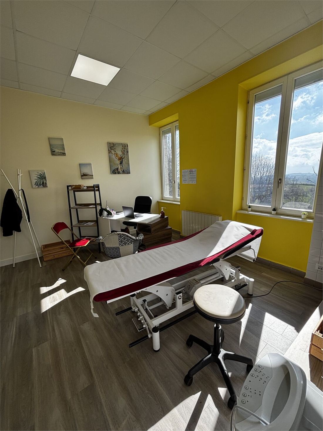 Salle de soin du cabinet de Villechenève